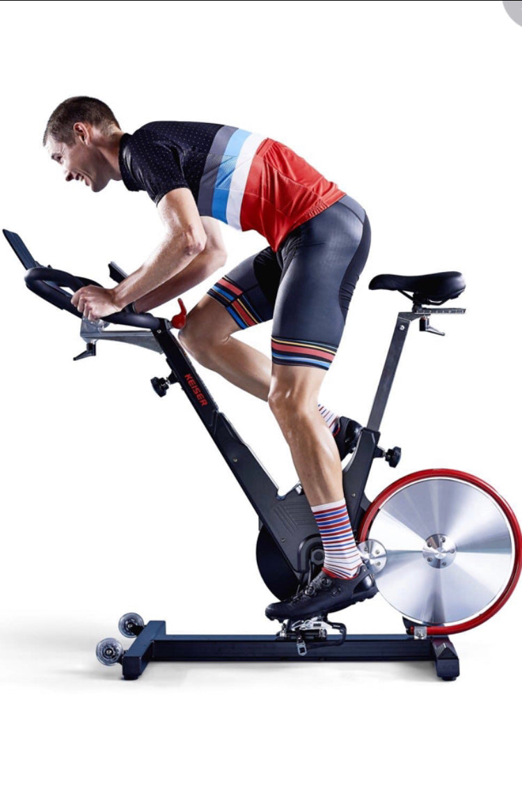 Keiser M3i Indoor Cycling Bike with Built-in Console & Bluetooth M Connect Display - Perfect for Home Gym, Cardio Workouts & Fitness Training