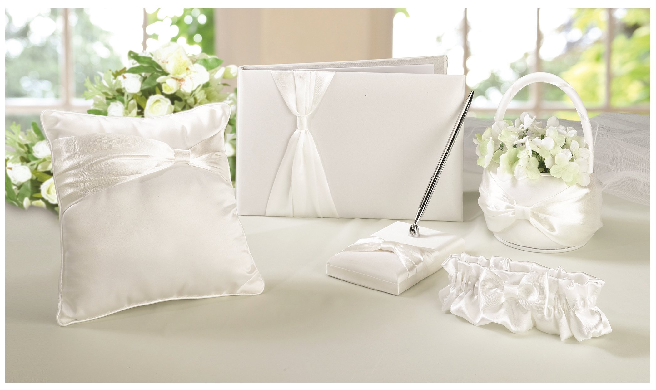 Lillian Rose Cream Sash Wedding Set – Elegant Bridal Accessory for Bridesmaids, Flower Girls & Wedding Ceremonies