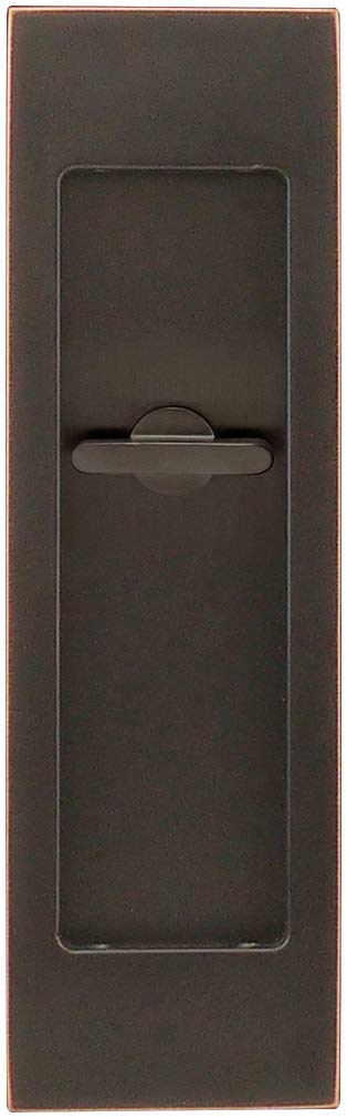 FH2782-10B FH2782 PD Series Pocket Linear Flush Pull with TT08 Thumb Turn, Oil Rubbed Bronze - Premium Cabinet Hardware for Modern Kitchen & Bathroom Doors