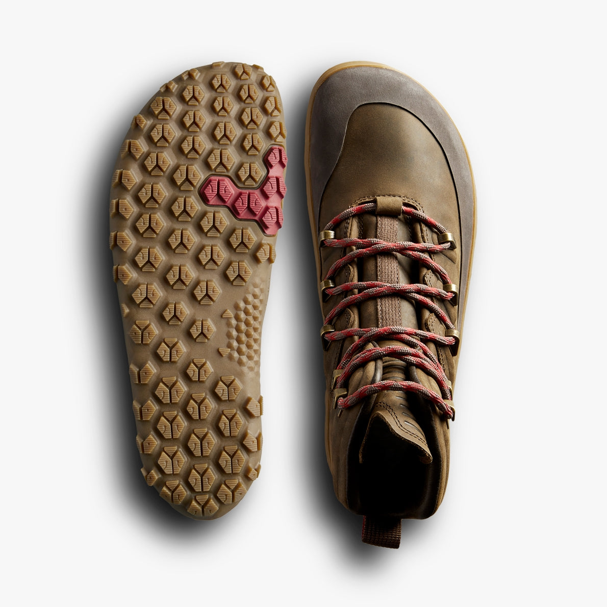 Vivobarefoot Women's Tracker Leather All-Terrain Hiking Boots - Waterproof Outdoor Shoes for Trail Running & Adventure Travel