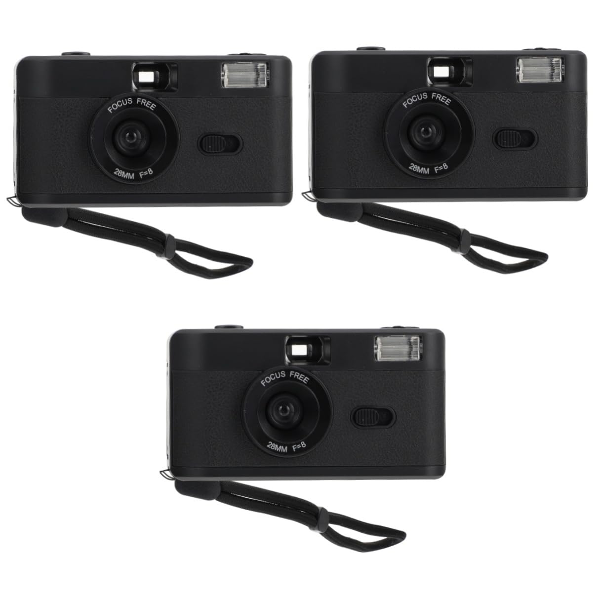 OSALADI 3 Pack Retro Film Camera with Built-in Flash - Vintage PVC Travel Camera for Photography Enthusiasts | Perfect for Travel, Parties & Vintage Photography