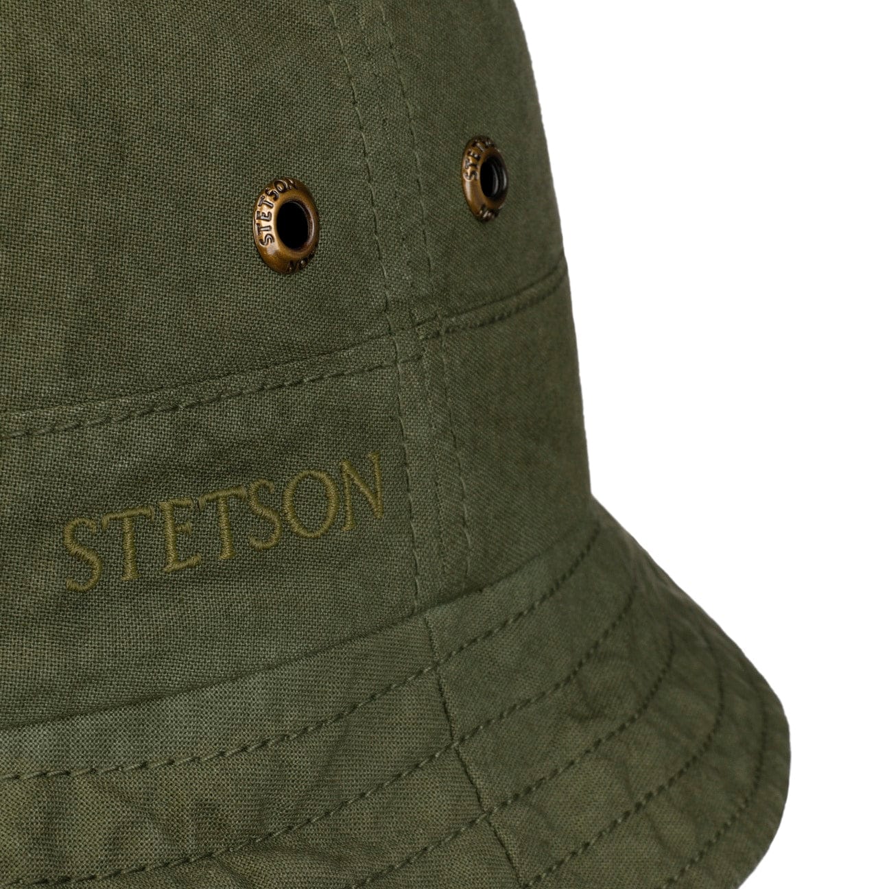 Stetson Delave Cotton Hat for Men & Women - Breathable Summer Sun Hat for Outdoor, Beach, and Travel - Stylish Unisex Wide Brim Hat for UV Protection