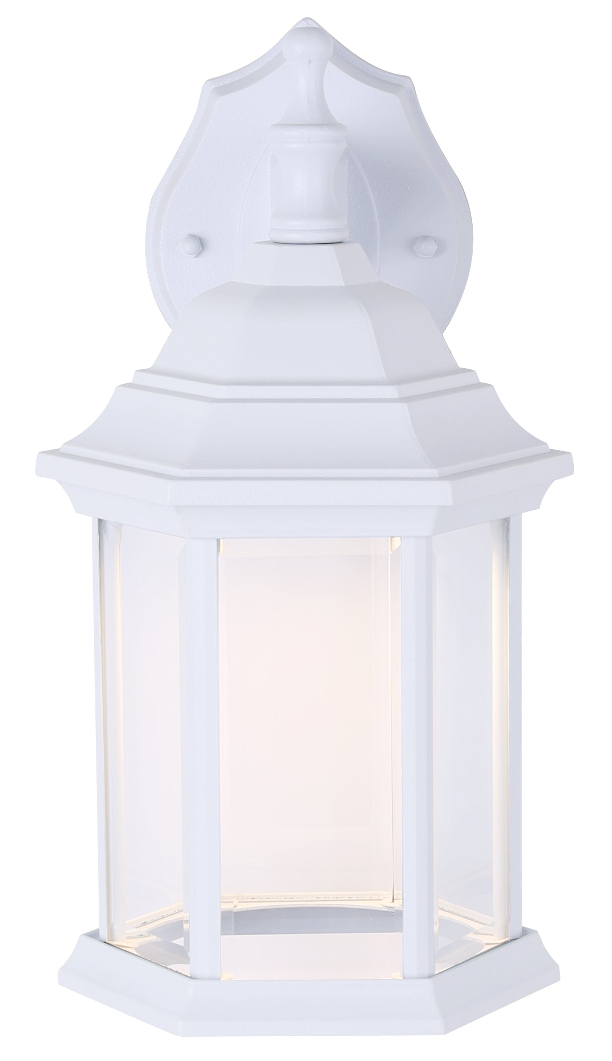 Canarm Dane White LED Outdoor Wall Sconce Light - Waterproof Exterior Lighting Fixture for Porch, Patio, Garage & Entryway - Energy Efficient Outdoor Wall Light with Modern Design