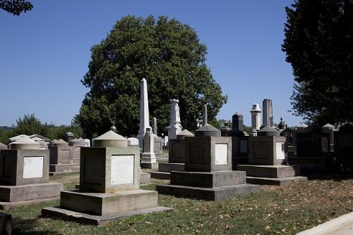 HistoricalFindings Photo: Congressional Cemetery in Washington DC by Carol Highsmith 2010 - Vintage Landscape Photography for Home Decor & History Enthusiasts