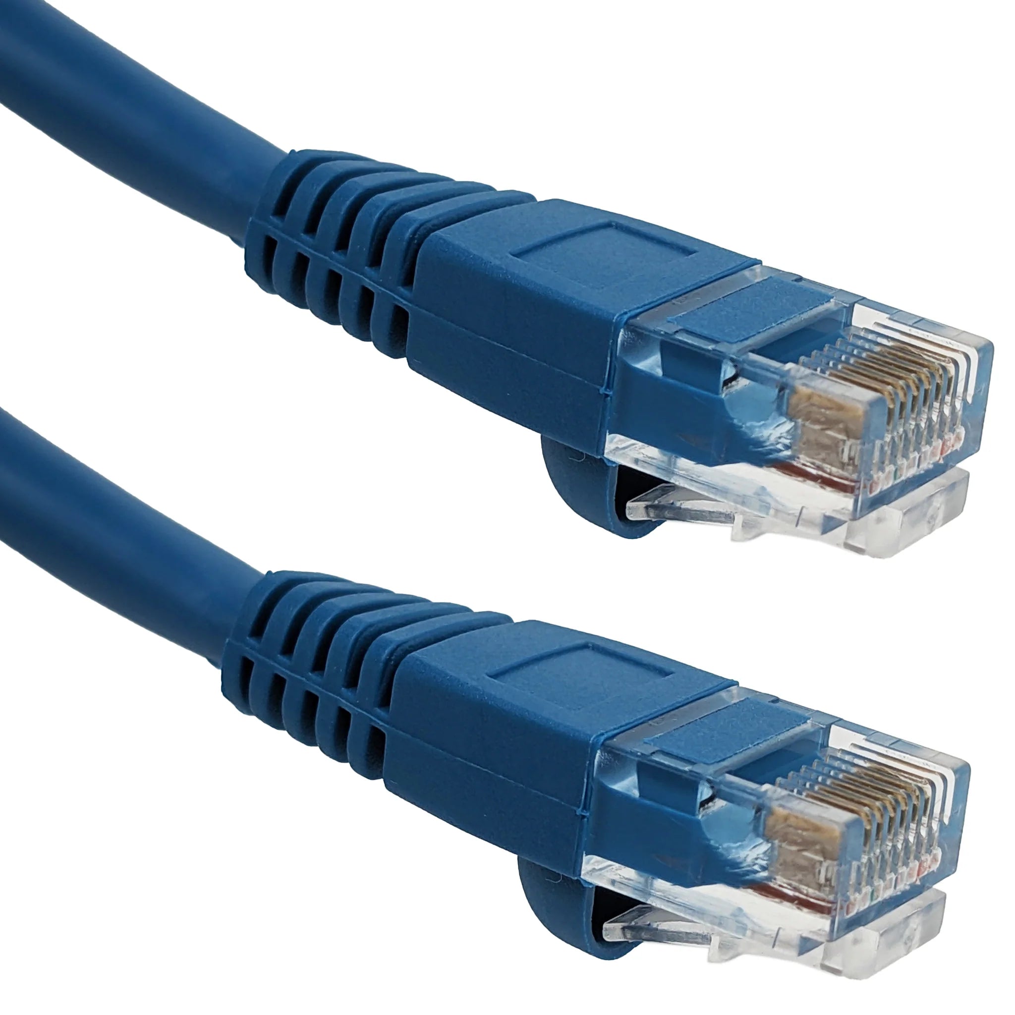 10 Foot Blue CAT5e Ethernet Cable - High-Speed Internet & LAN Network Cable for Home, Office, Gaming & Streaming (RJ45 Connectors)