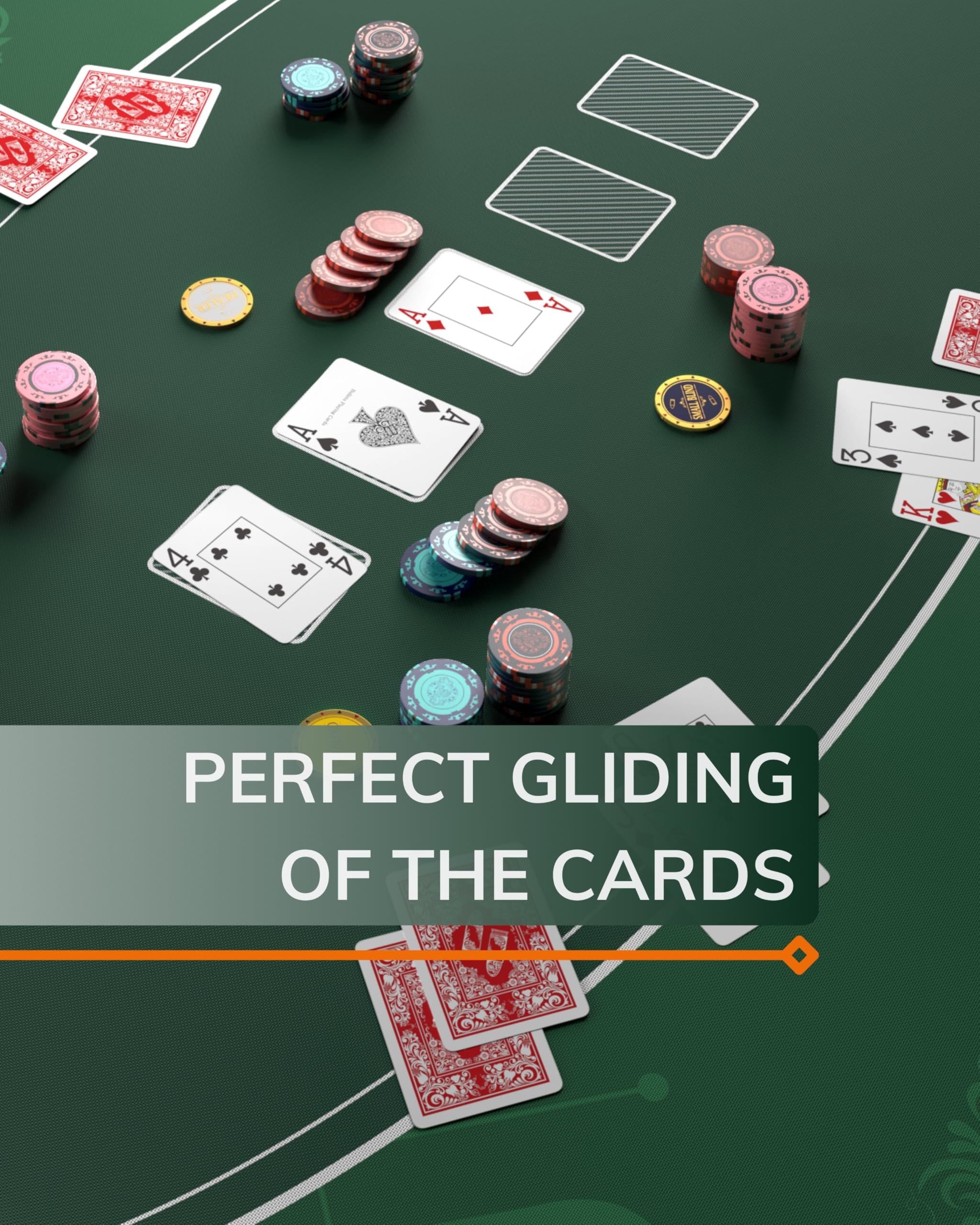 Premium Bullets Design Poker Table Top Mat - 72
