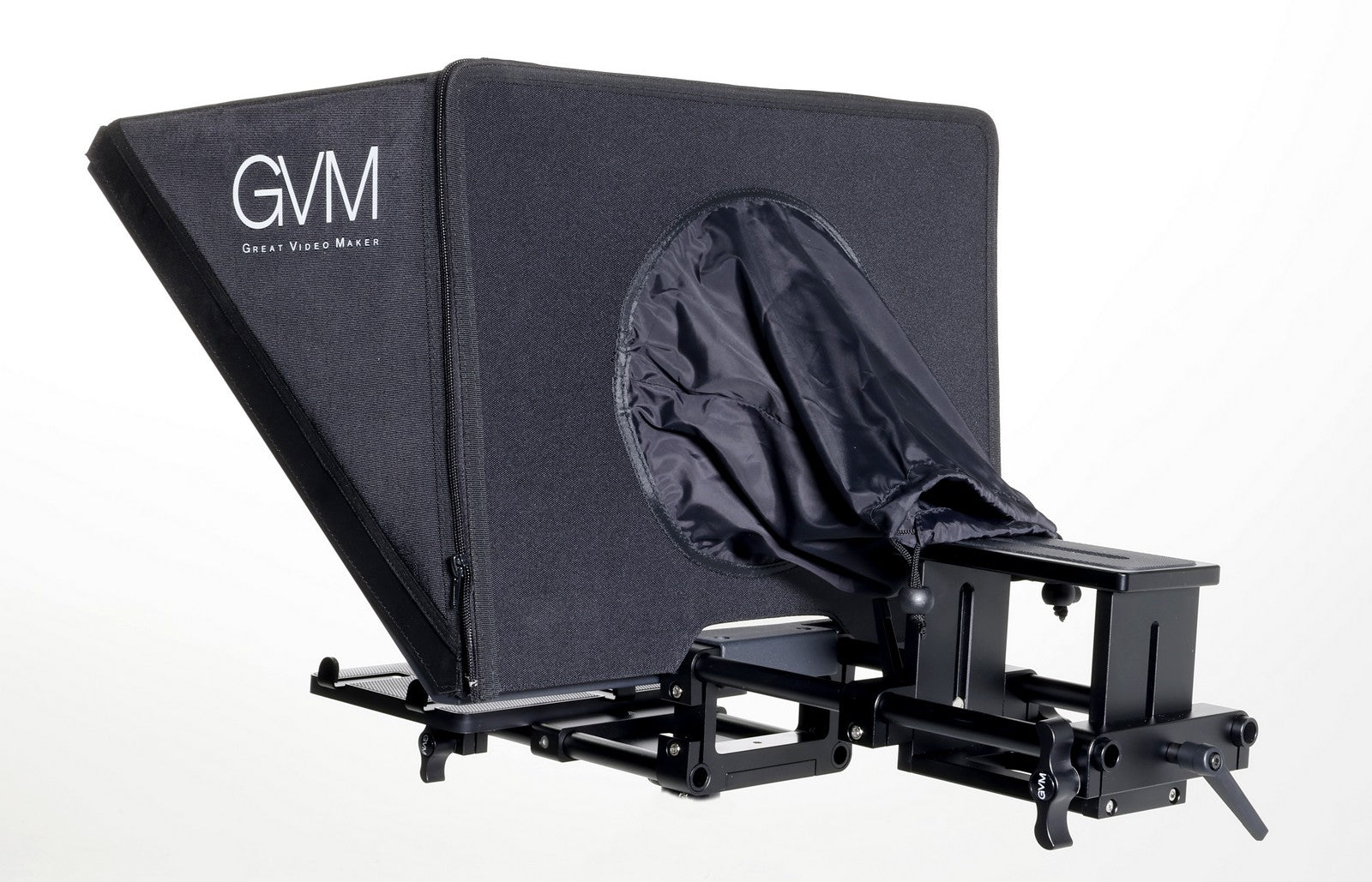 GVM TQ L Teleprompter for Tablets and Smartphones - Bluetooth Remote Control & App Included - Perfect for Video Recording, Live Streaming, and Content Creation