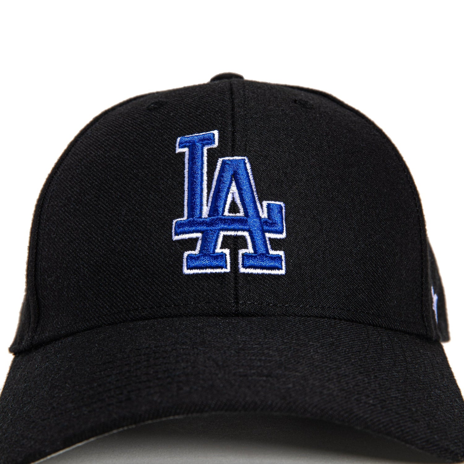 47 Brand Los Angeles Dodgers MVP Adjustable Velcro Hat - Black, Royal, White | Official MLB Baseball Cap for Men & Women | Perfect for Games, Outdoor Activities & Casual Wear