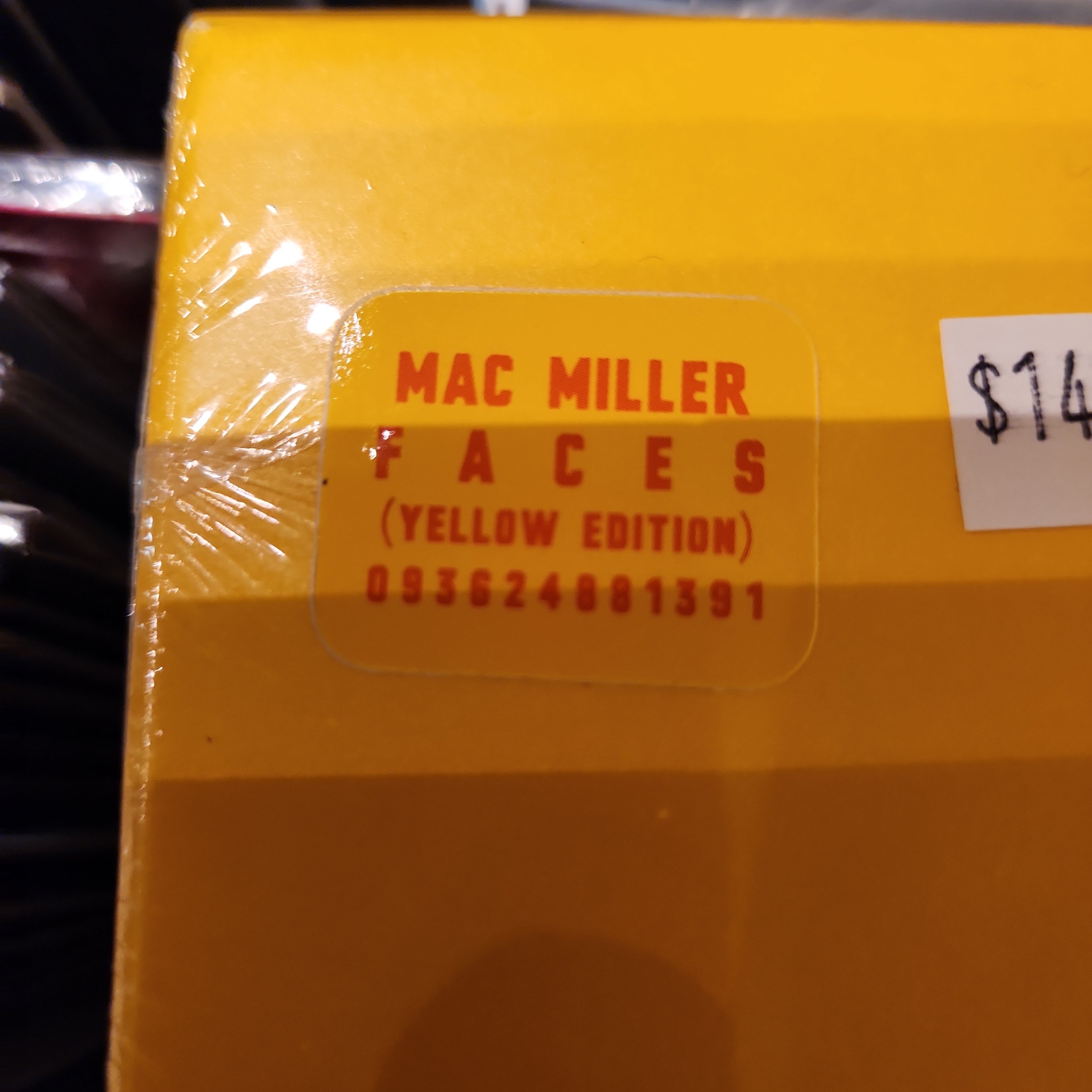 Mac Miller Faces Limited Edition Yellow Vinyl LP Record - Collectible Music Album for Vinyl Enthusiasts & Home Decor