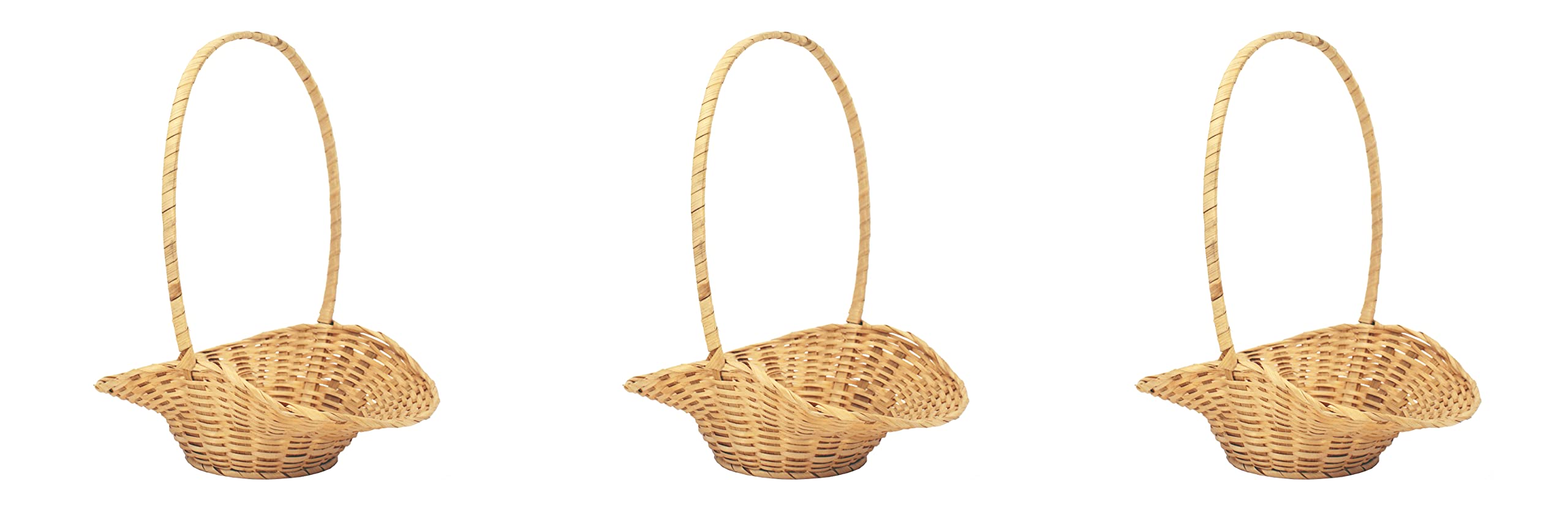CalCastle Natural Bamboo Baskets Set - 3 Pack 7