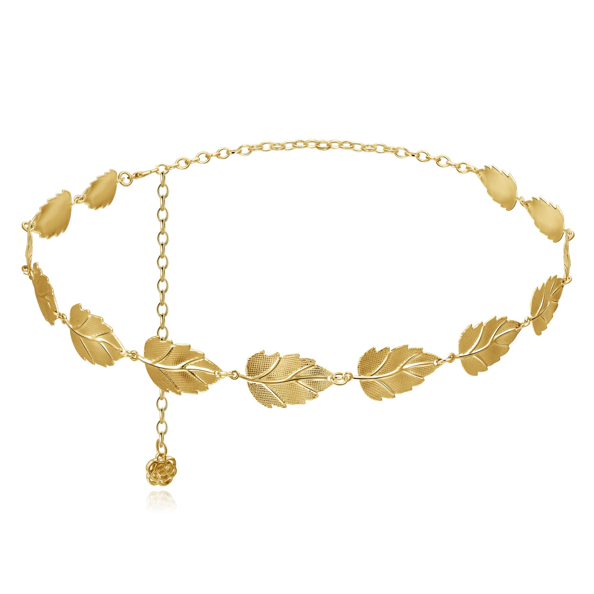 Stylish Leaf Waist Chain Belt for Women - Elegant Accessory for Dresses, Coats, Jeans & Pants | Perfect for Parties, Weddings & Everyday Fashion