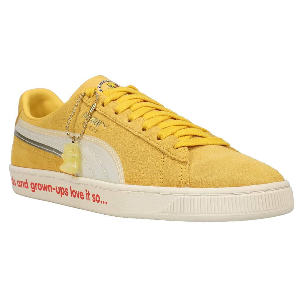 PUMA Men's Suede X Triplex Lace-Up Sneakers - Casual Athletic Shoes in Yellow | Comfortable Streetwear & Gym Training Footwear