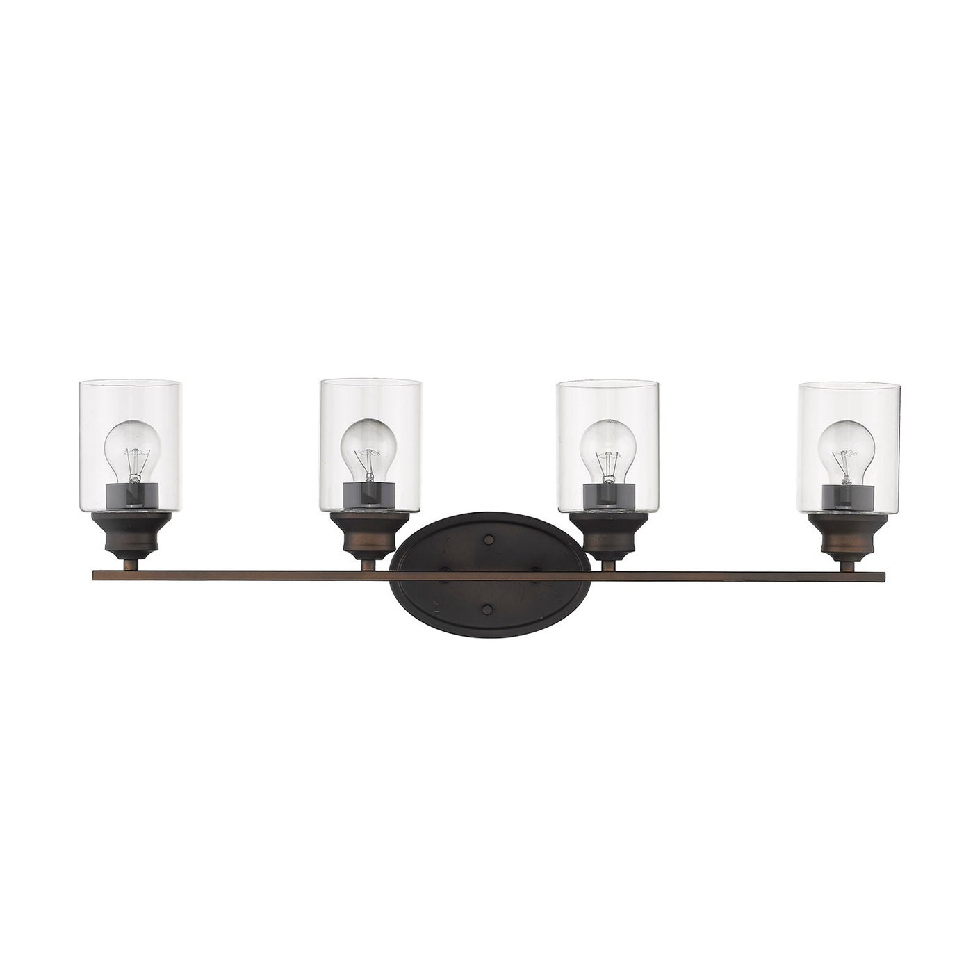 Gio Bronze Vanity Light - Elegant Bathroom Lighting Fixture for Makeup Vanity, Dressing Room, and Bedroom Decor