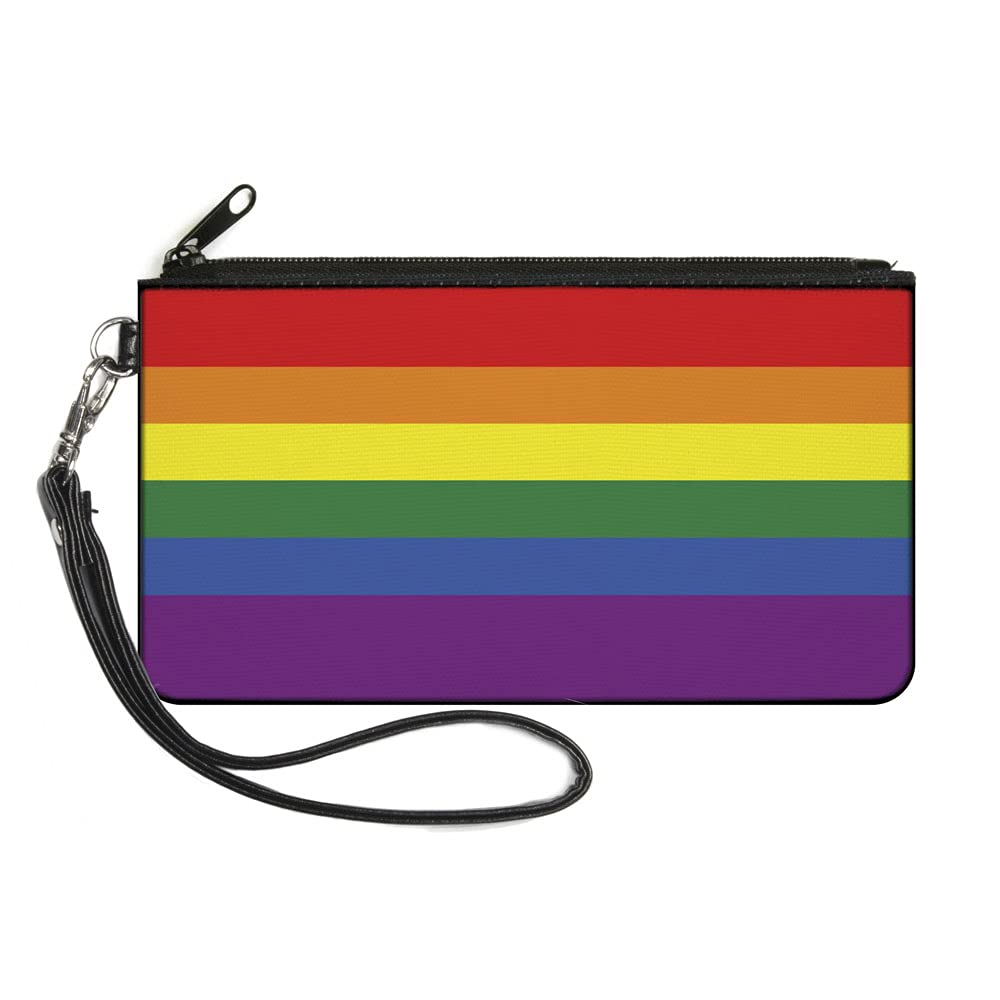 Buckle-Down Women's Zip Wallet Pride Small - 6.5
