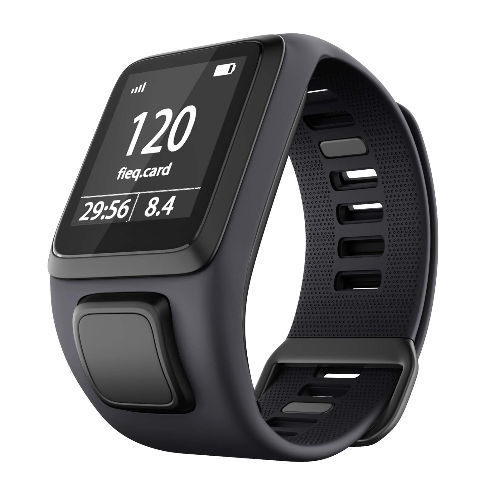 LICHIFIT Smart Watch Band Replacement - Silicone Wrist Strap Compatible with TomTom Runner 3, Runner 2, Spark 3 Cardio + Music - Durable & Comfortable Fitness Tracker Band for Running, Swimming & Workouts