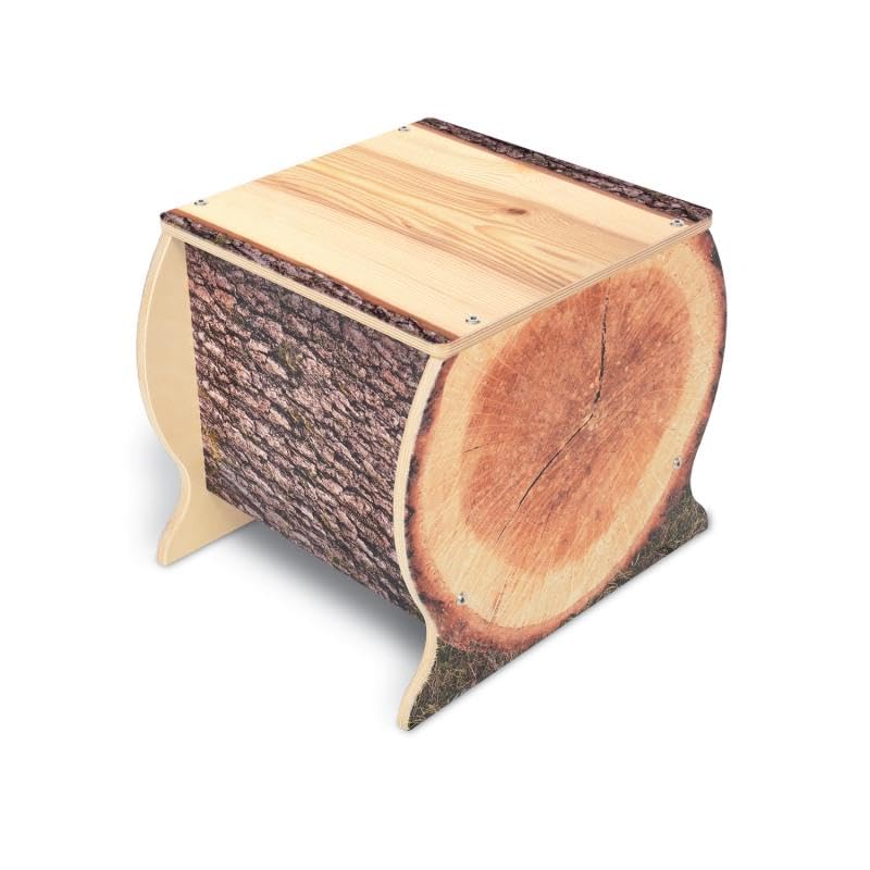 Whitney Brothers WB0904 Natural Wood Live Edge Small Log Bench 14