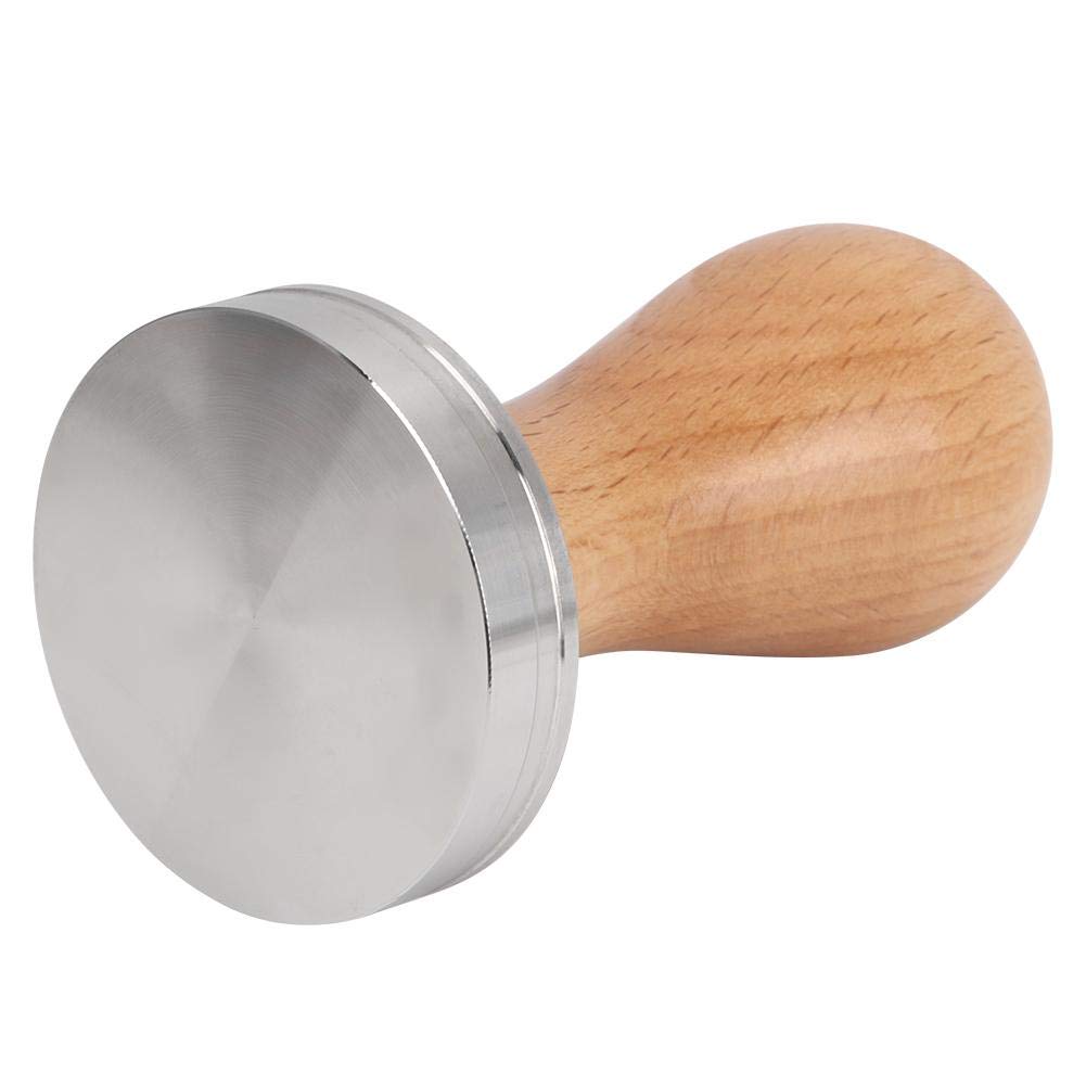 Yosoo 58mm Stainless Steel Coffee Tamper with Ergonomic Handle - Professional Espresso Tamping Tool for Home Baristas & Coffee Shops - Perfect for Espresso Machines, French Press & Coffee Brewing Accessories