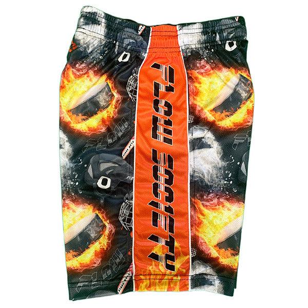 Boys Fire Flow Hockey Shorts - Lightweight & Breathable for Youth Hockey Players - Perfect for Training, Games & Sports Activities