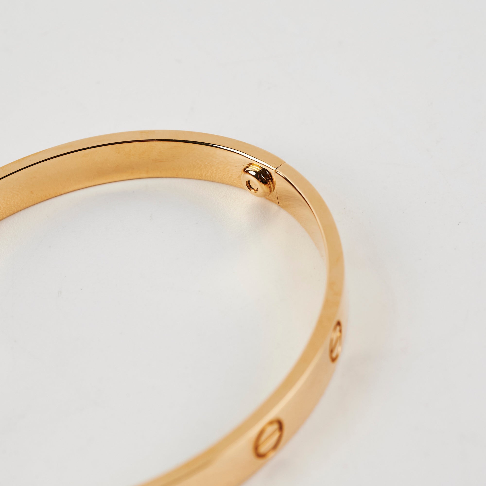 Cartier Love Bracelet 18K Gold Size 17 - Luxury Jewelry for Women, Perfect for Anniversaries & Special Occasions
