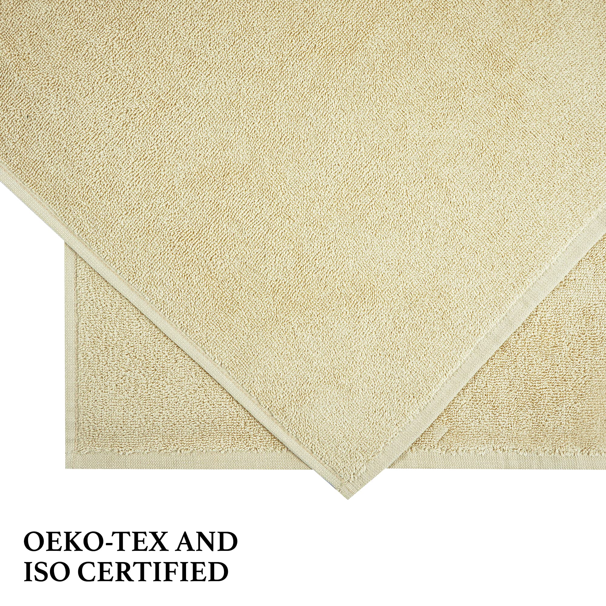 Luxury 100% Natural Cotton Bath Towels Set of 2 - Extra Large 40x80 Inches Ultra Absorbent Plush Hotel Quality Bath Sheets for Spa, Bathroom & Beach - Soft Thick Solid Color Towels