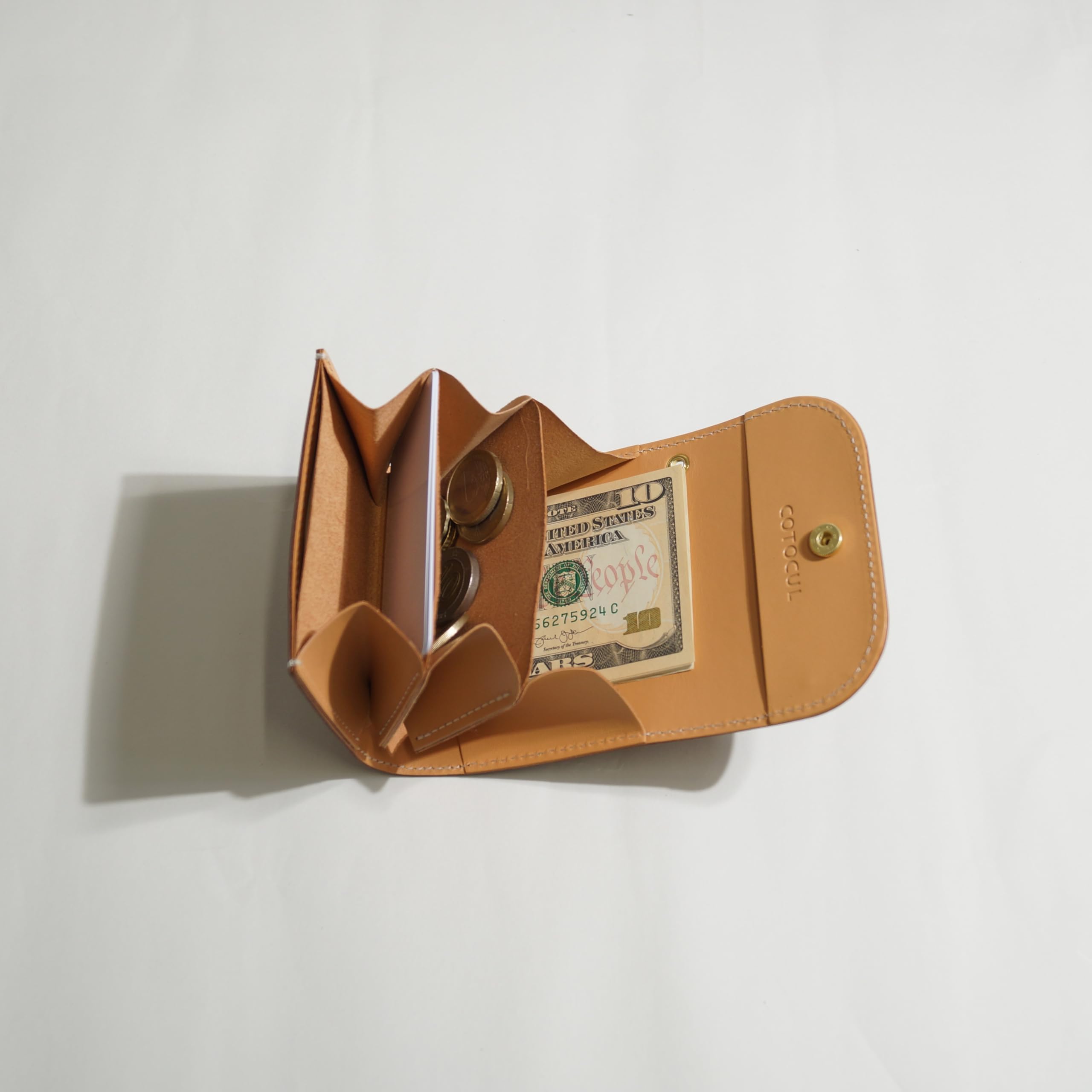 Japanese Traditional Genuine Leather Gradient Dye Slim Wallet - Minimalist Card Holder & Coin Purse for Men & Women | Handmade in Kyoto, Japan (Black) | Perfect for Everyday Carry, Travel & Gift Giving