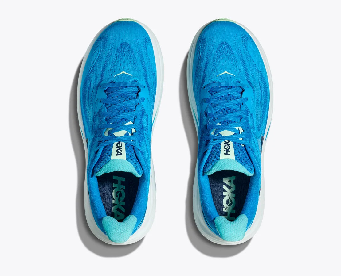 Hoka Clifton 10 Running Shoes for Men - Lightweight Cushioned Road Running Sneakers for Marathon Training & Daily Jogging