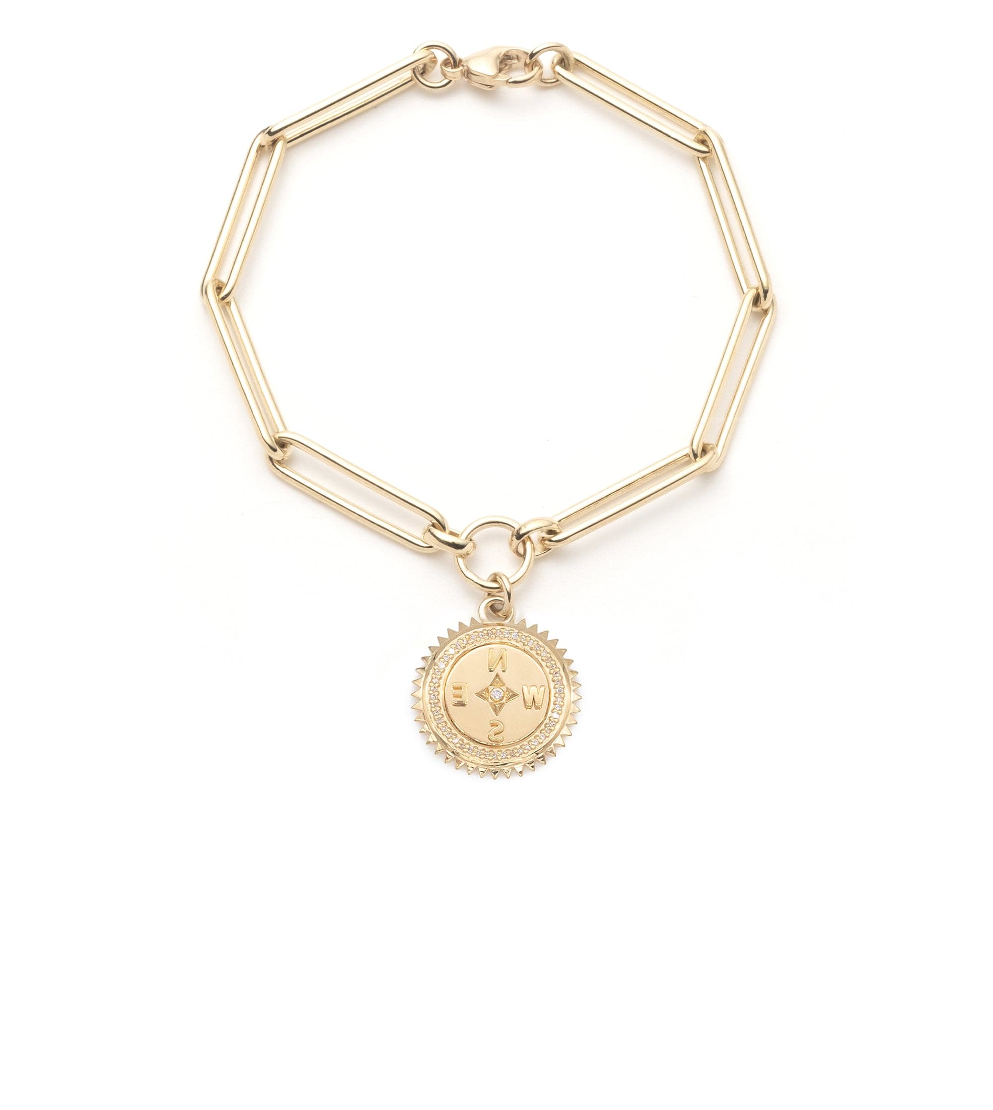 Internal Compass Extended Clip Chain Bracelet - Adjustable Fashion Jewelry for Women | Perfect for Daily Wear, Office & Special Occasions