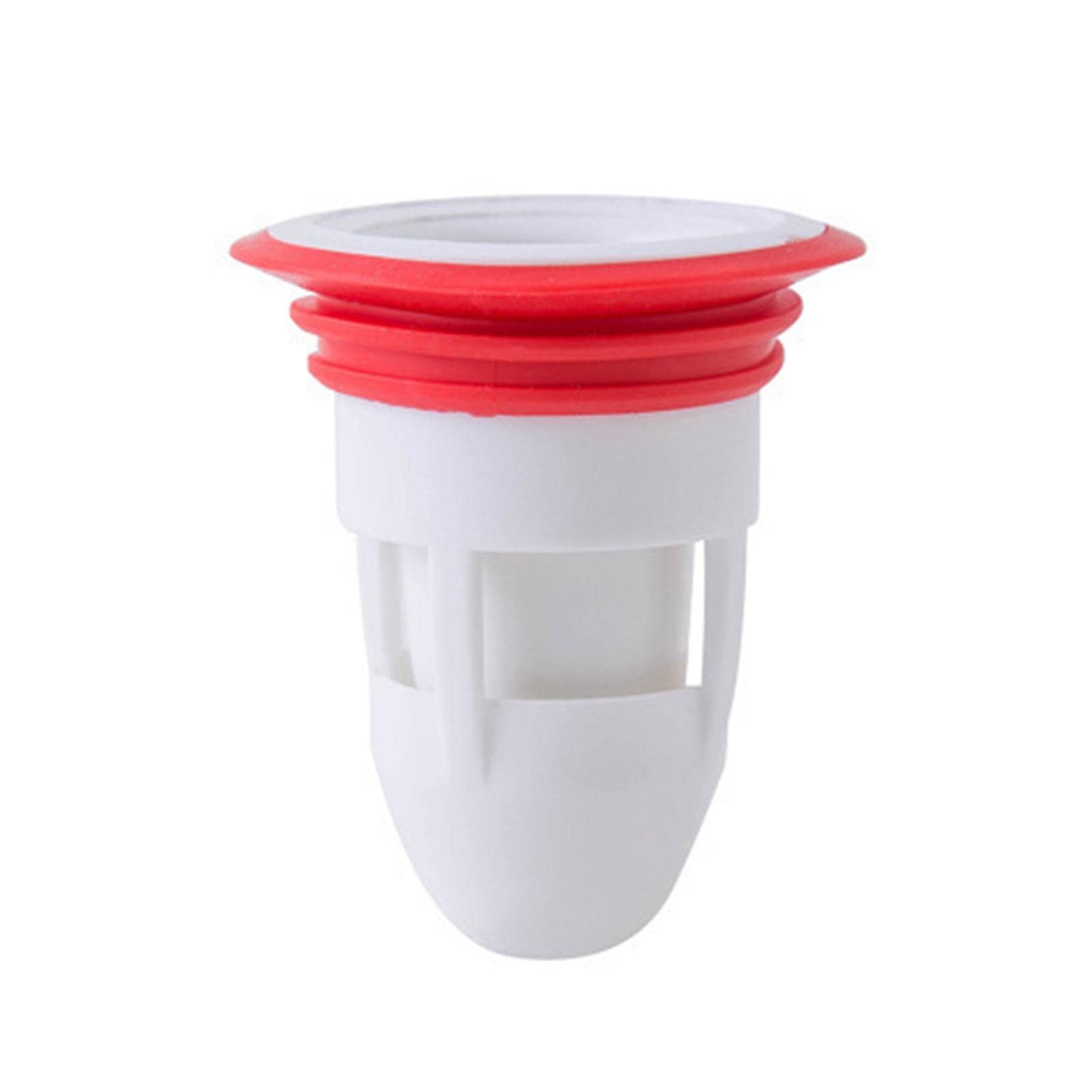 Anti-Odor Rubber Floor Drain with Hair Filter - Bathroom Sink Deodorizer, Backflow Preventer & Sewer Control for Shower, Toilet & Kitchen | Catches Hair, Prevents Clogs & Eliminates Odors - Ideal for Home, Apartment & Commercial Use
