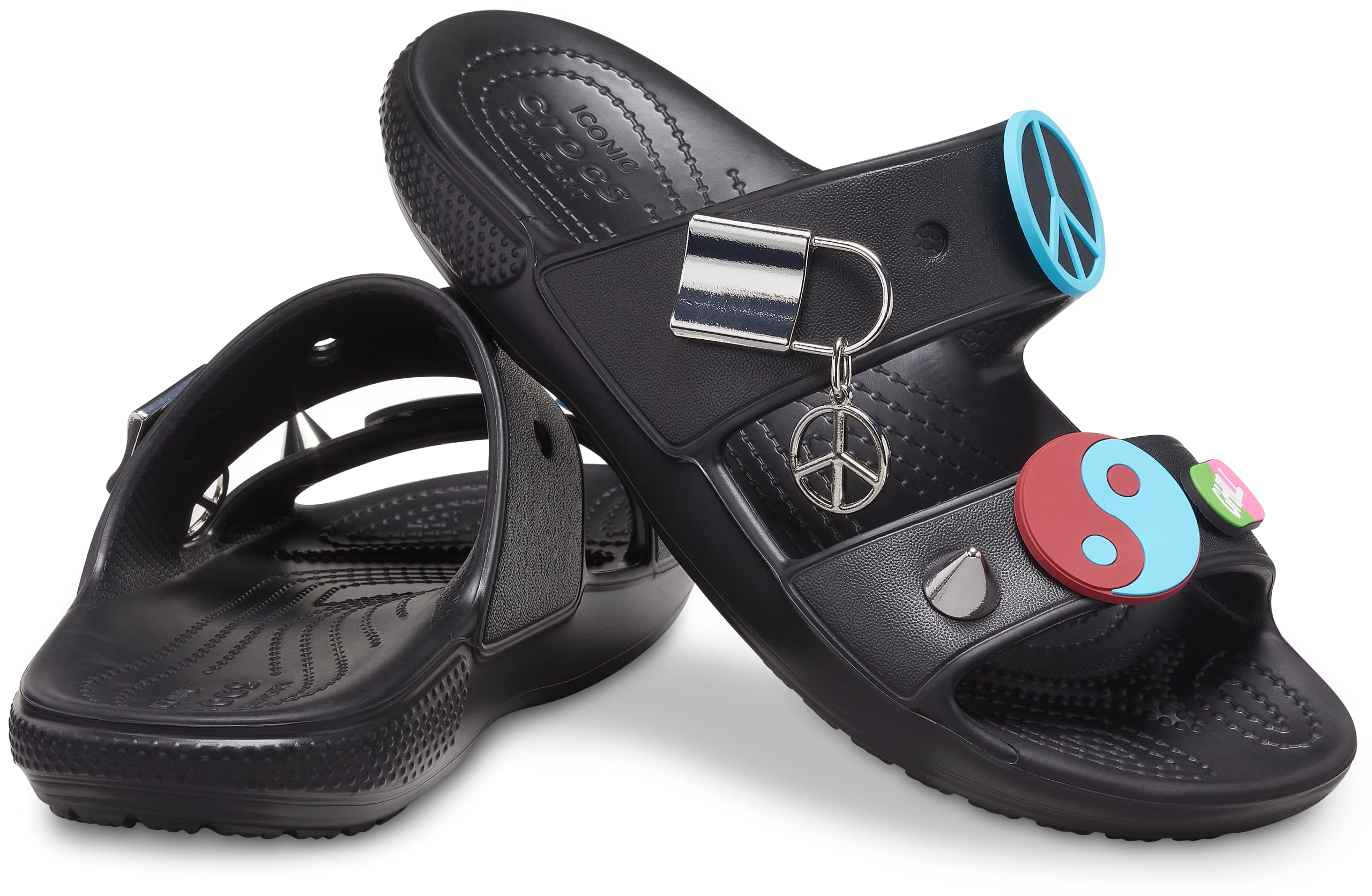 Crocs Unisex Classic Sandals for Men & Women - Comfortable Lightweight Slip-On Beach Shoes for Walking, Travel & Outdoor Activities