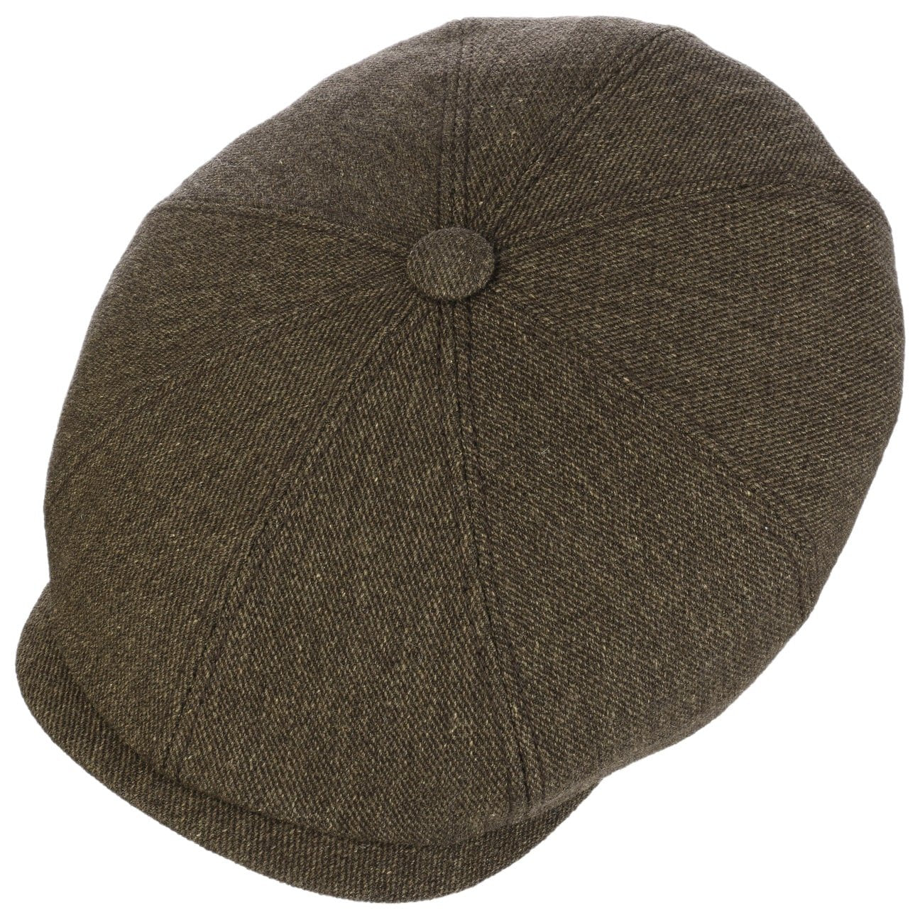 Stetson Hatteras Forestburg Flat Cap for Men - Classic Wool Fedora Hat for Outdoor, Casual & Formal Wear