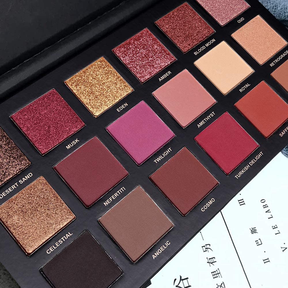 Nude & Rose Gold Eyeshadow Palette - Shimmer & Matte Professional Makeup Set for Day & Night Looks | Perfect for Bridal, Party & Everyday Wear