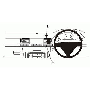ClicOn No Holes Dashboard Mount for Audi A8 (2003-2010) - Secure Phone Holder for Hands-Free Driving & GPS Navigation