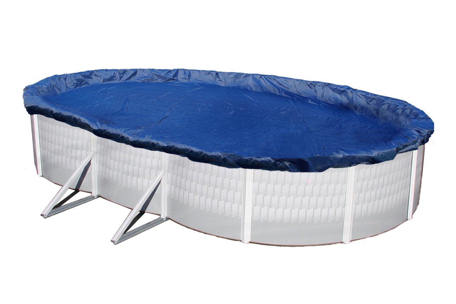 SET SunSolar Energy Technologies - Heavy Duty Above Ground Pool Cover for 12x20 ft Oval Swimming Pools | Winter Protection with Reinforced Cable & Winch System | 15-Year Warranty | Includes Secure Clips | Ideal for Seasonal Pool Maintenance & Cold Weather Protection