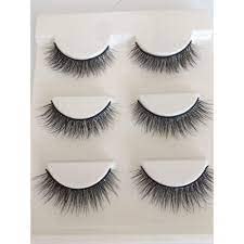 ADBHUTANAND® 3D Faux Mink False Eyelashes - Handmade Natural Black Long Thick Polyester Lashes (3 Pairs) | Perfect for Bridal, Party & Everyday Eye Makeup Looks