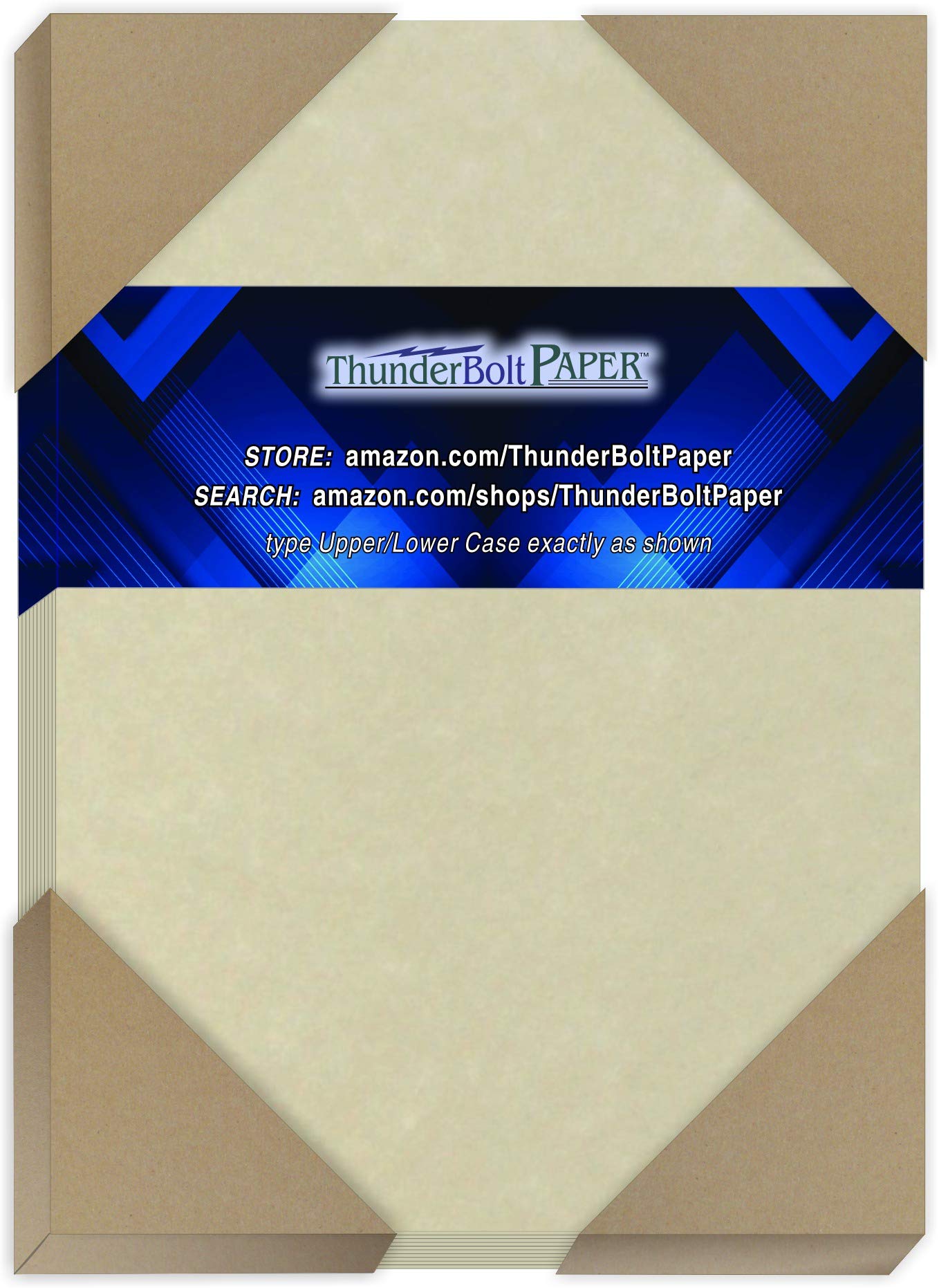 800 Sheets Natural Parchment Paper 65lb Cover Weight, 4.25 x 7 Inches Quarter Legal Size Cardstock - Printable Old Parchment Look for Invitations, Certificates & Scrapbooking Projects