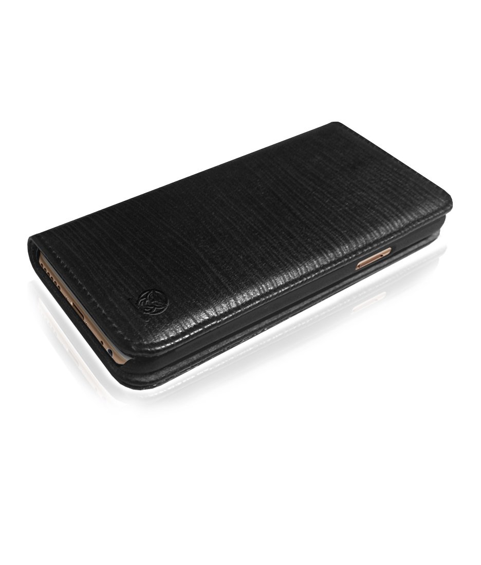 Classic Slim Wallet Case for iPhone 6/6S - Black | RFID Blocking | Ultra Thin Protective Cover | Perfect for Everyday Use & Travel