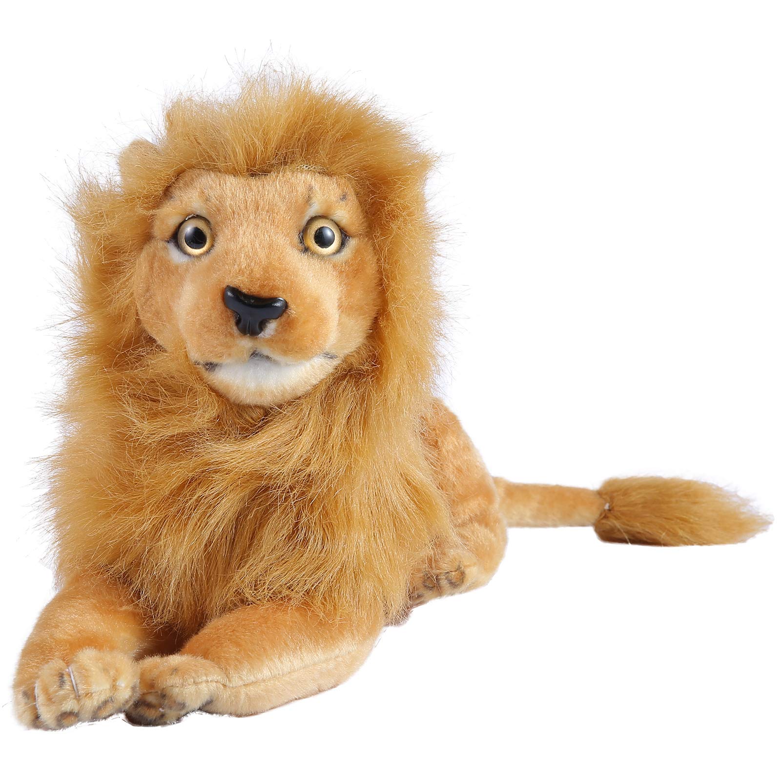 AMERLL Realistic Lion Stuffed Animal Plush Toy - 11.8