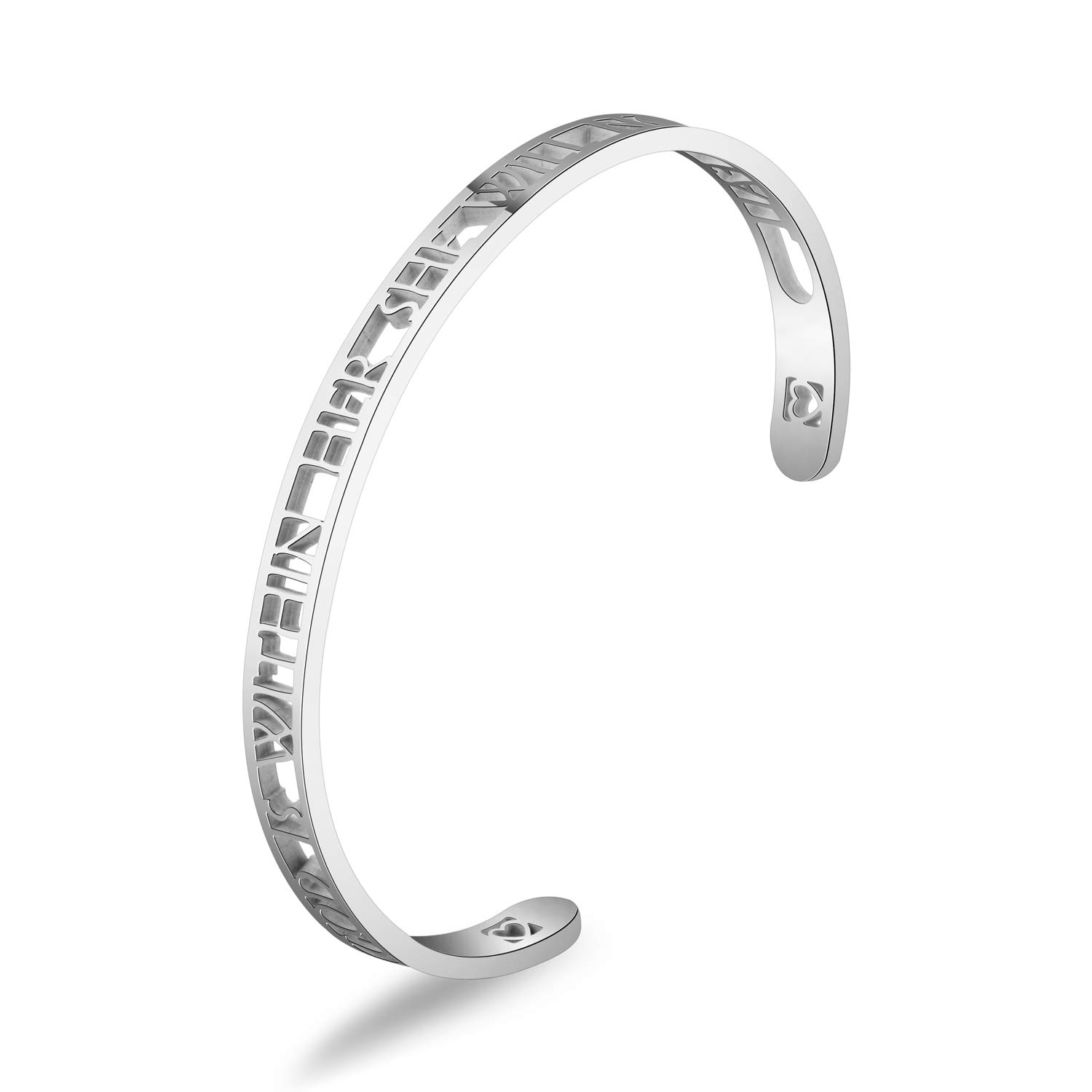 POTIY Religious Bracelets - Bible Verse 'God is Within Her' for Women - Daily Faith & Strength