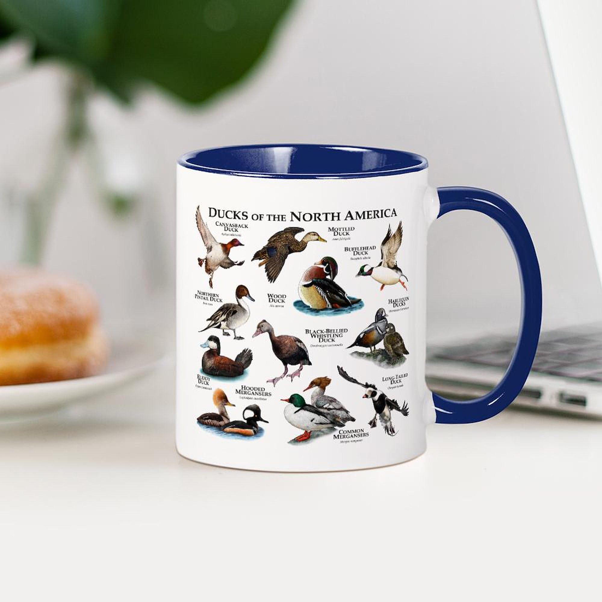 Ducks of North America 11 oz Ceramic Coffee Mug (325 ml) - Perfect for Hot Tea, Coffee & Office Use - CafePress