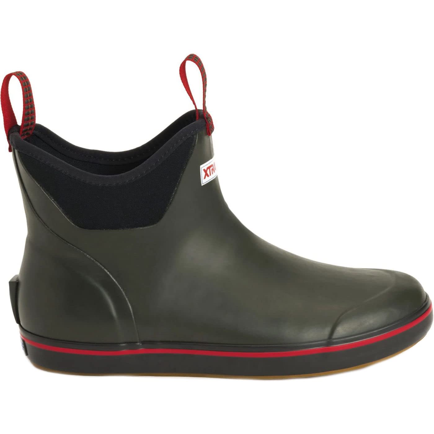 Xtratuf Men's 6 Inch Ankle Deck Boots - Waterproof Non-Slip Fishing & Work Boots for Outdoor, Boating, and Industrial Use