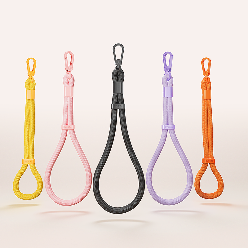 LoopGo Flex Wrist Phone Lanyard - Adjustable & Secure Phone Strap for iPhone, Samsung, Smartphones - Perfect for Running, Hiking, Travel & Hands-Free Convenience