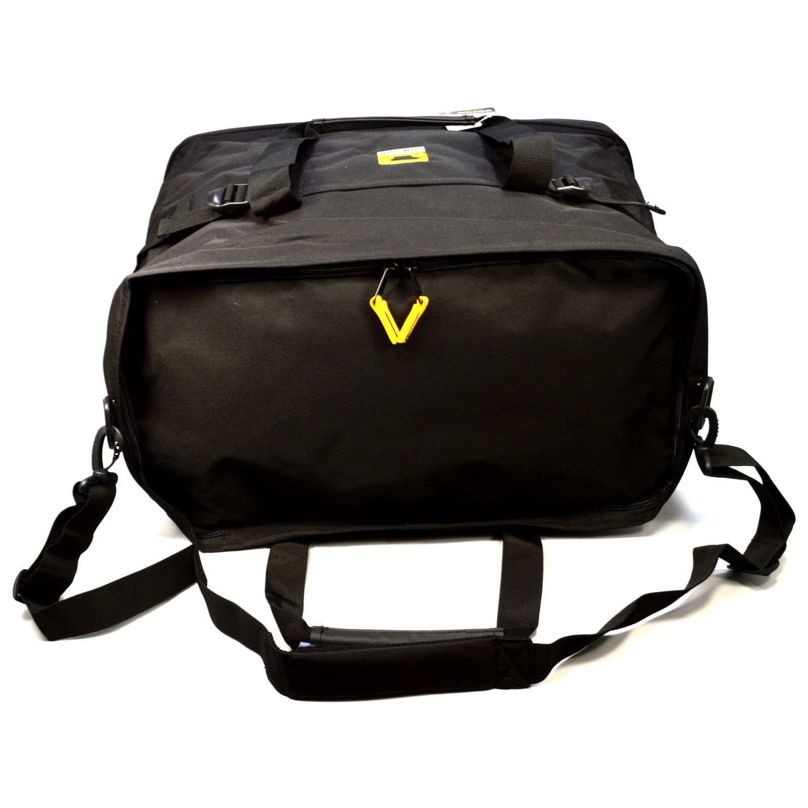 MOUNTAINSMITH Medium Black Zip Top Tote Bag with Adjustable Shoulder Strap - Durable Travel Tote for Hiking, Gym & Daily Commute