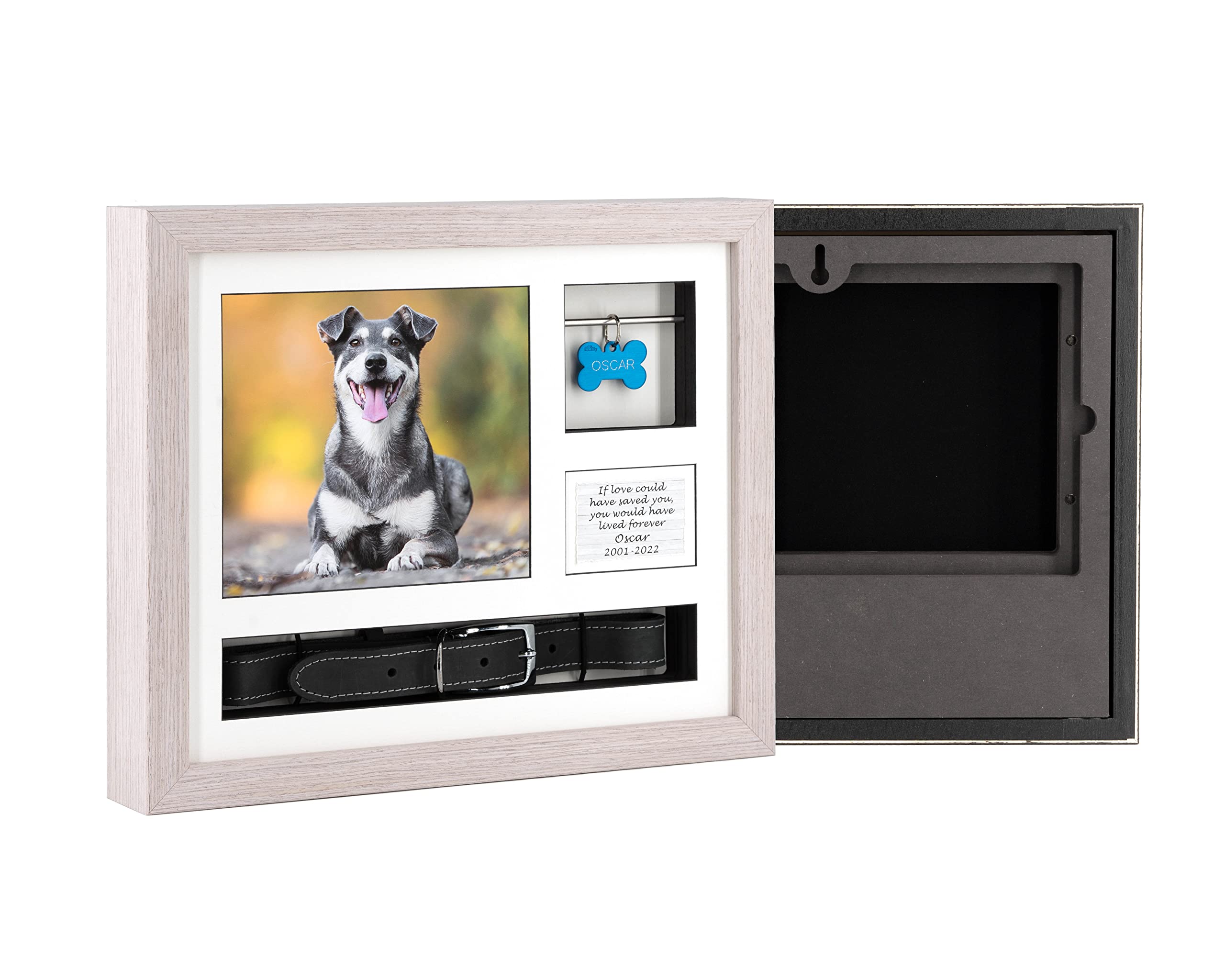 Solid Wood Pet Urn for Dog Ashes - 12x10