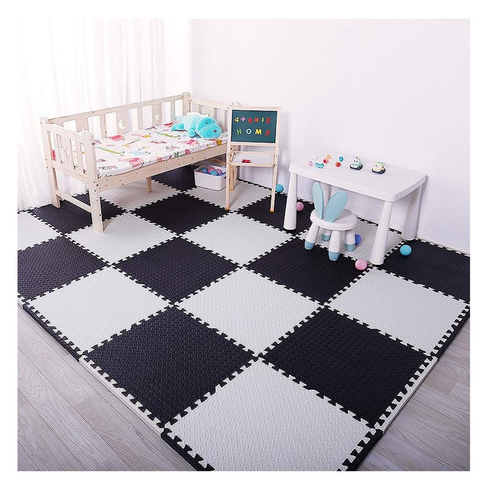 Non-Toxic ALGFree Interlocking Foam Puzzle Floor Mats - 60x60x2.5cm (12 Pack) for Home Gym, Yoga, Pilates & Kids Play Area - 7 Color Options (Free Combination) - Perfect for Workout, Exercise & Child Safety Protection