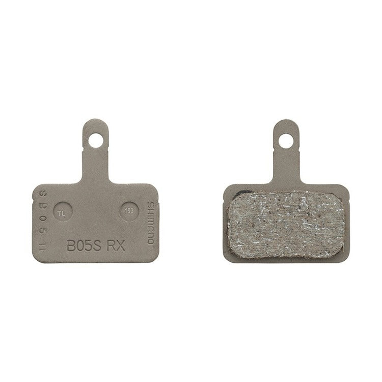Shimano B05S RX Resin Disc Brake Pads - High Performance Bicycle Brake Pads for Road & Mountain Bikes - Perfect for Commuting, Racing & Off-Road Adventures