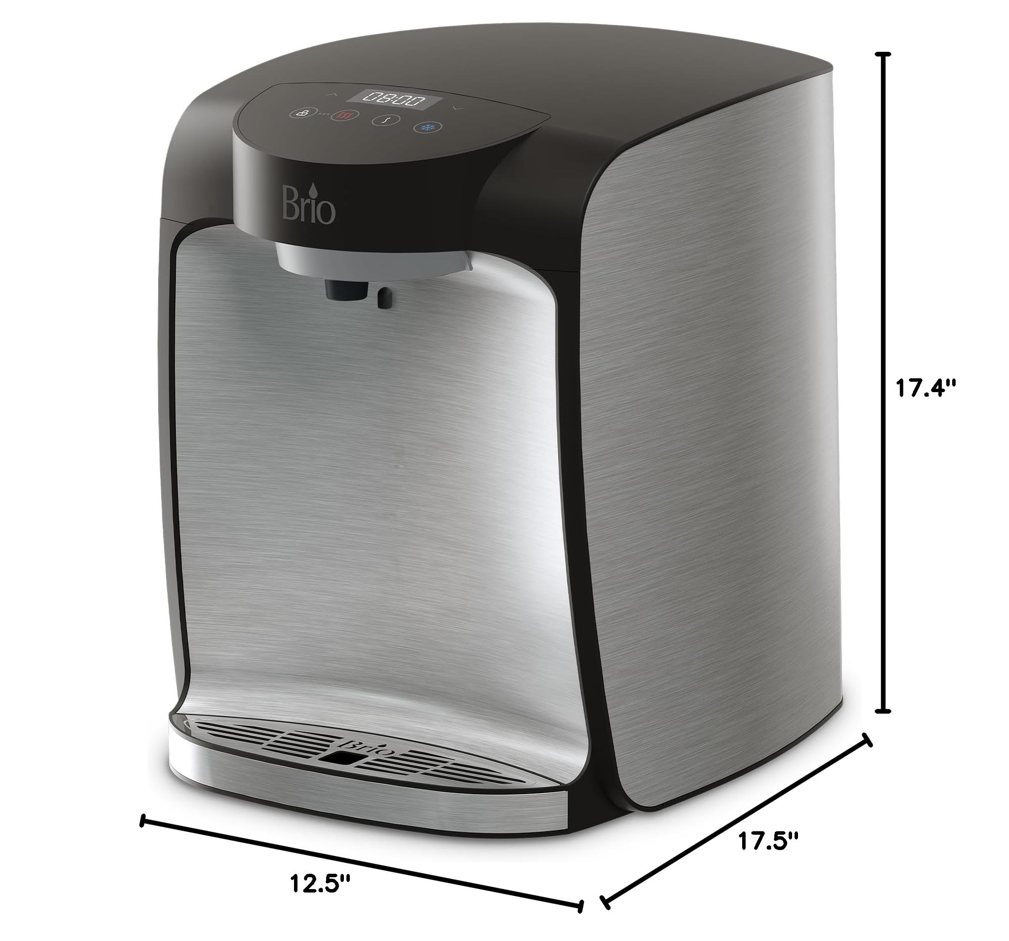 Brio 800 Series Countertop Water Cooler - Pure Drinking Water for Home & Office