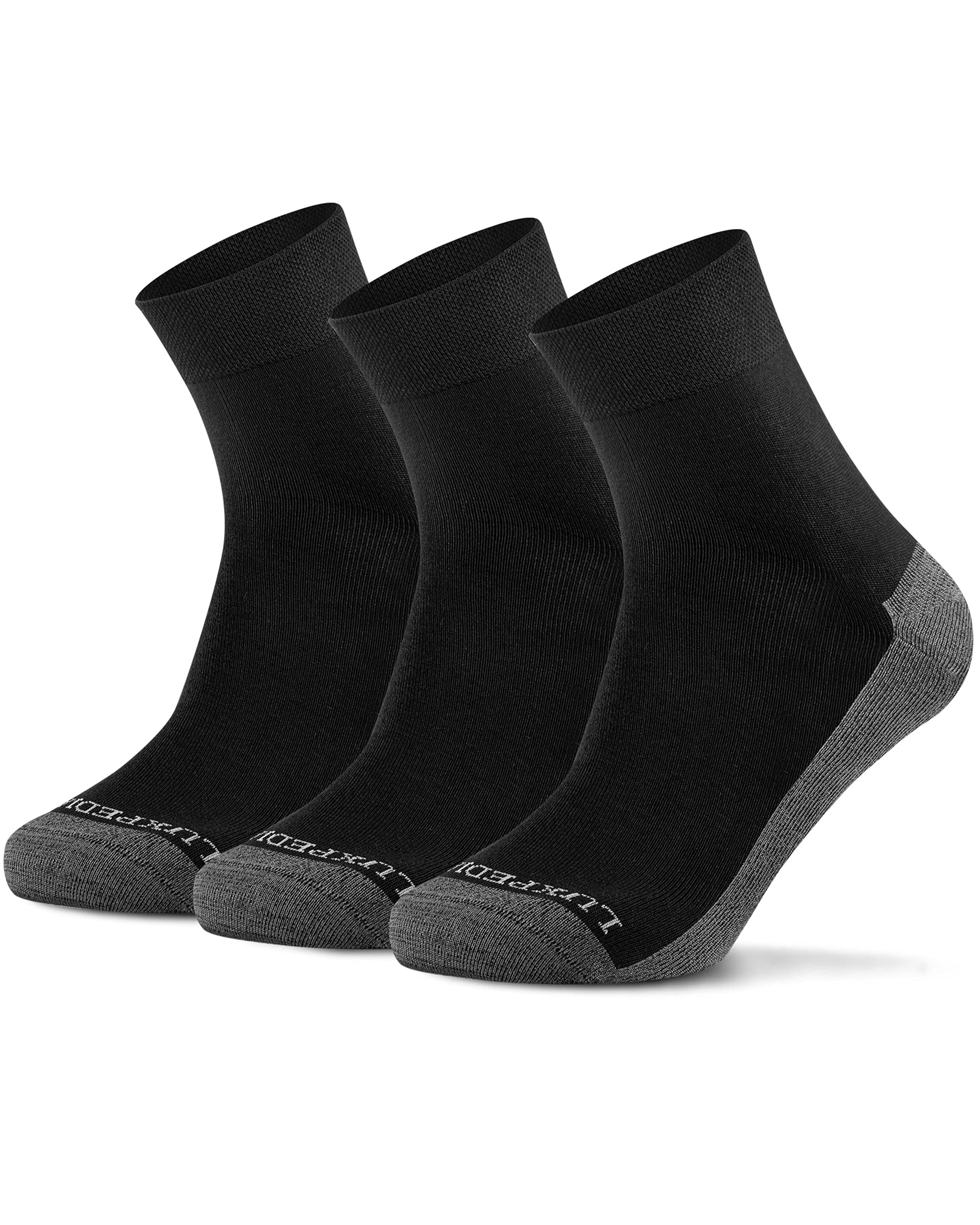 Breathable Copper Infused Bamboo Athletic Socks for Men & Women - Anti Odor, Seamless Toe Design (3/5 Pairs) - Perfect for Running, Hiking & Daily Wear