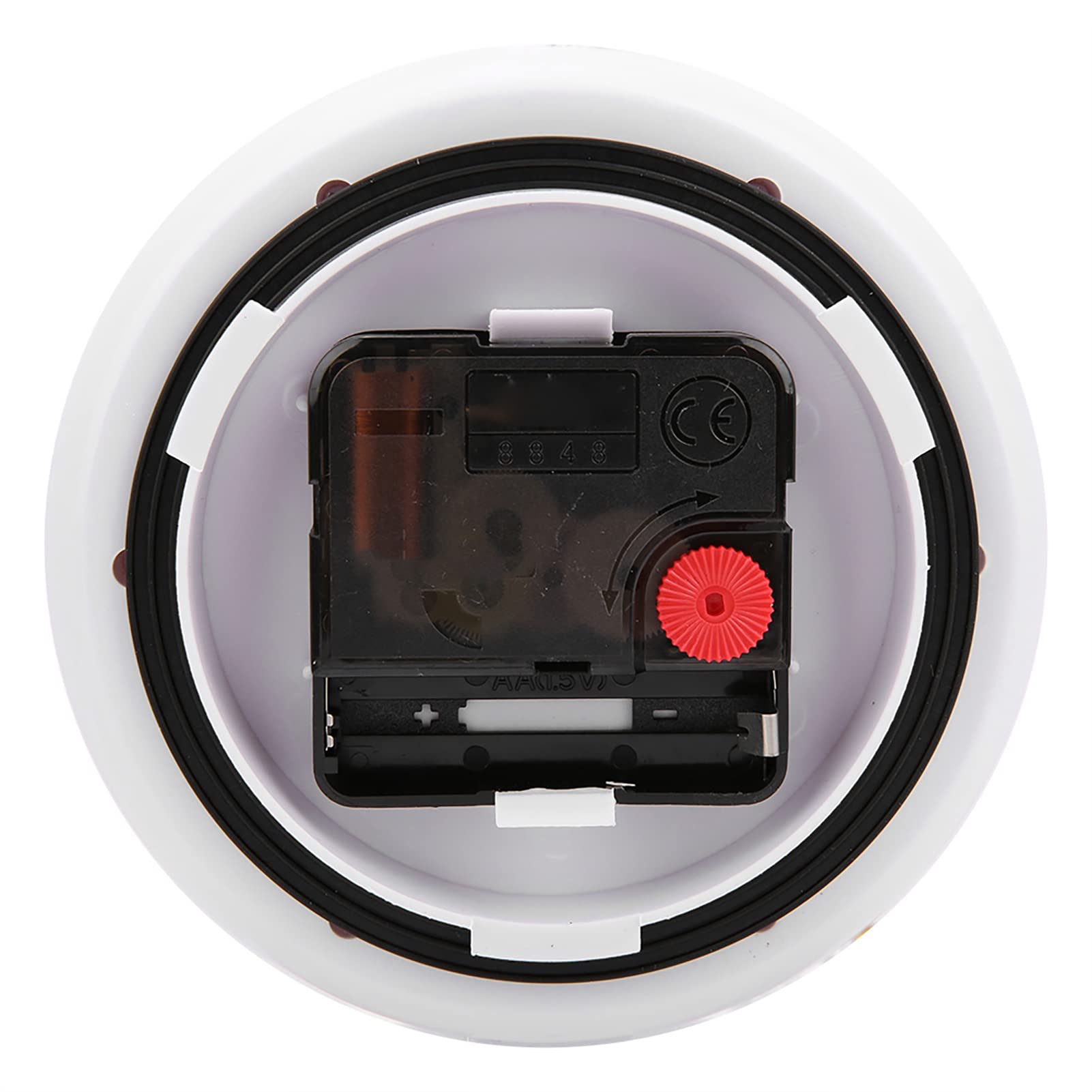 Waterproof Digital Shower Wall Clock - Bathroom & Kitchen Decor (White) for Home Use