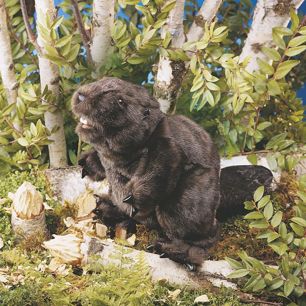 Folkmanis Brown Beaver Hand Puppet 8