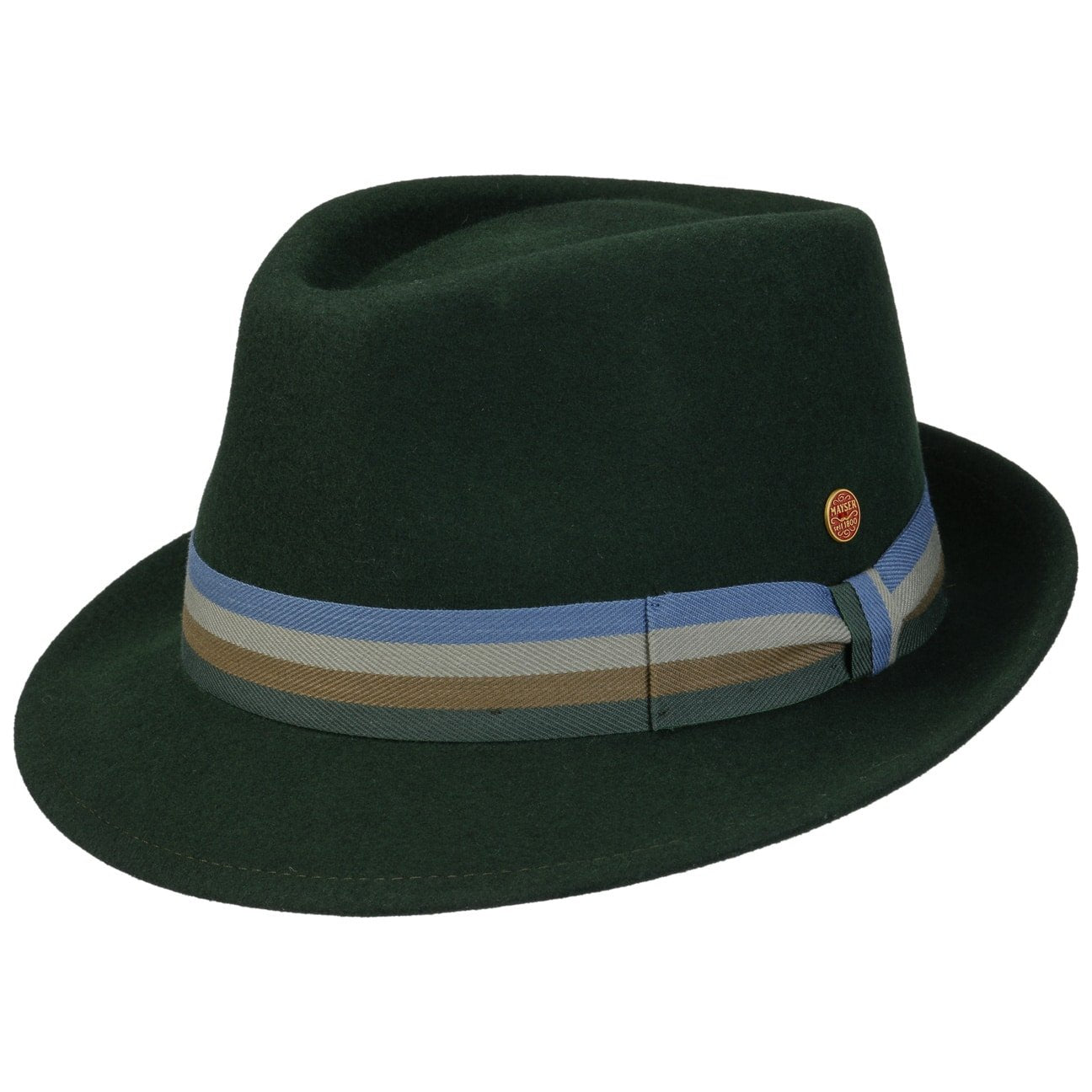 Stylish Mayser Four-Color Wool Trilby Hat for Men & Women - Perfect for Casual Outings, Weddings & Vintage Fashion